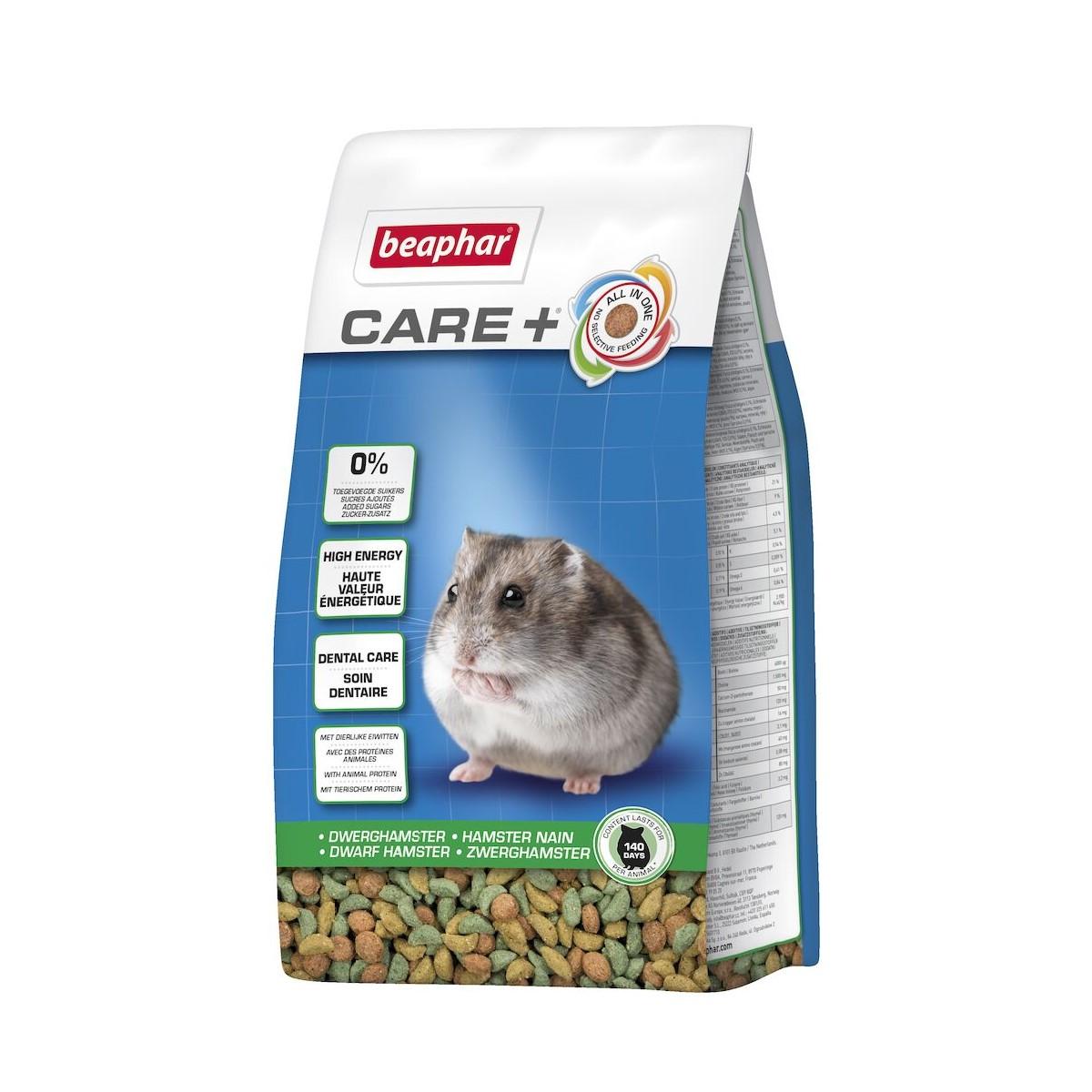 Beaphar Care+Dverghamster mat 500g, ekstrudert komplettfôr til dverghamster