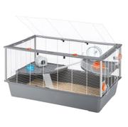 Hamsterbur Ferplast Criceti 100 i hvit-grå, 95 x 57 centimeter