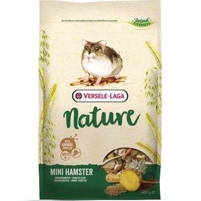 New Nature Mini Hamster 400g, kornrik fôrblanding til dverghamster